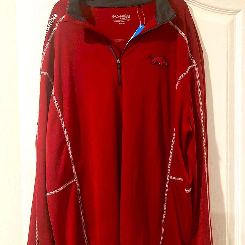 Arkansas Razorbacks Columbia Golf Half-Zip